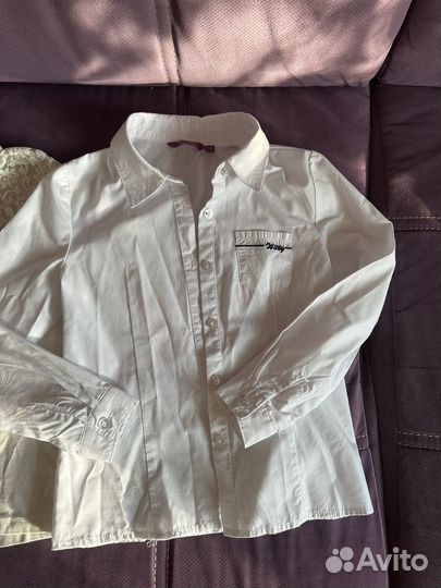 Рубашка школьная+ водолазка