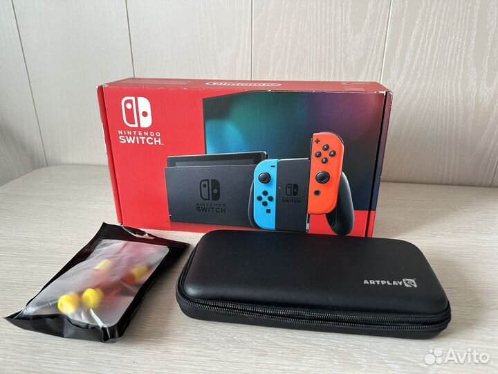 Nintendo switch rev 2 с играми