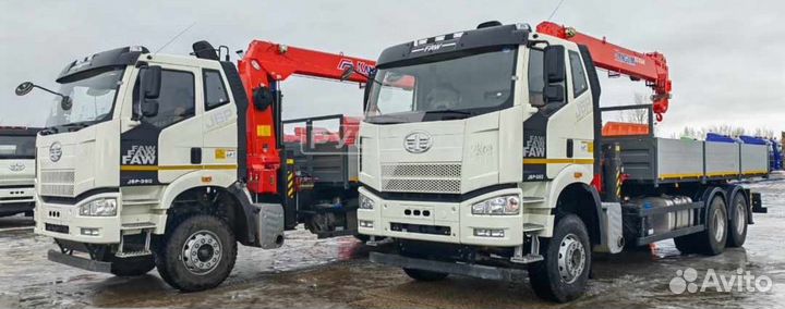 FAW J6 3250 с КМУ, 2024