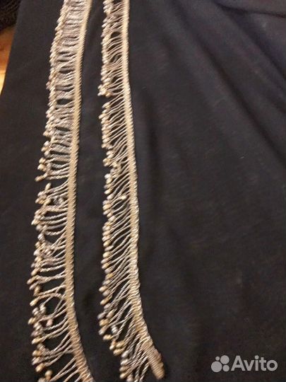 Антикварная серебрянная бахрома