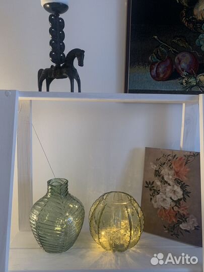 Ваза цветное стекло Икеа