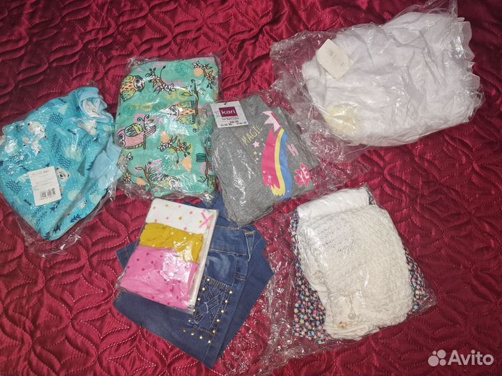 Пакет новой одежды на 4-6 лет