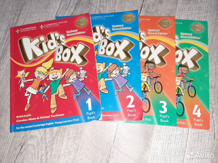 Учебник Kids box 1 2 3 4