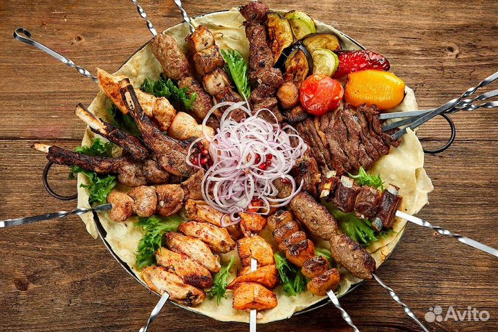 Готовый шашлык, доставка