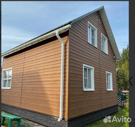 Фасад под дерево. Сайдинг