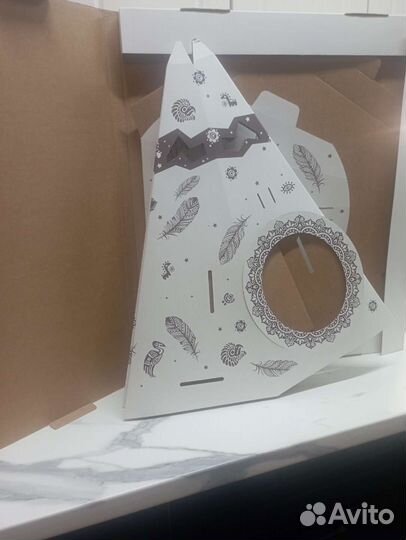 Домик для кошки(картонный)