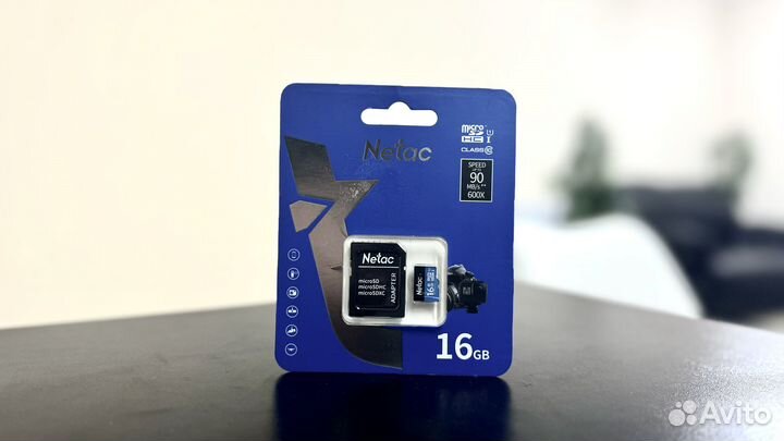 Карта памяти Netac MicroSD 16GB P500 Class 10 UHS