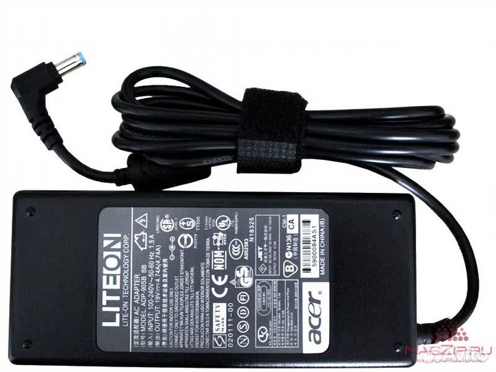 Зарядка для ноутбука acer 19V 4,74А стандарт 90W