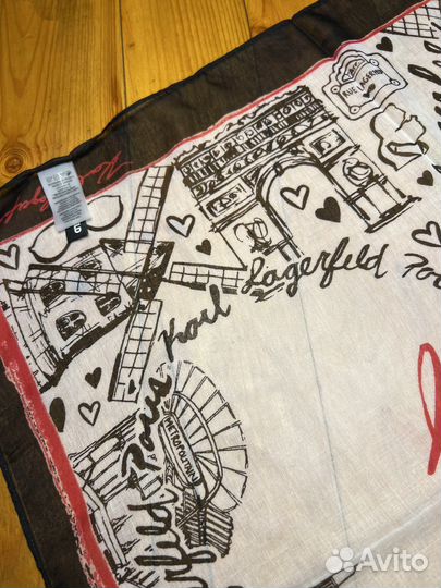 Karl Lagerfeld.Платок(бандана,повязка) 64*64 ориг