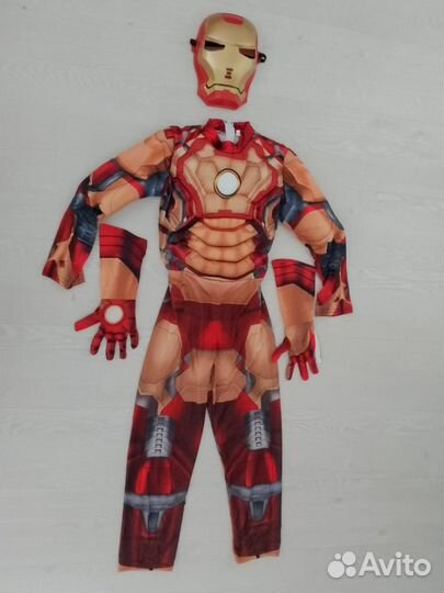 Костюм Железного человека 38 7-9 лет с маской