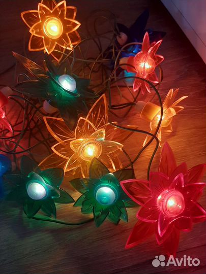 Елочная гирлянда Лилия СССР