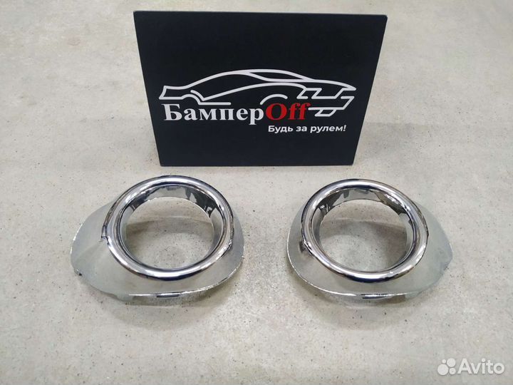 Рамка птф Ford Focus III 2011-2015 хром