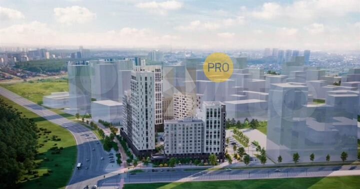 2-к. квартира, 55,2 м², 5/25 эт.