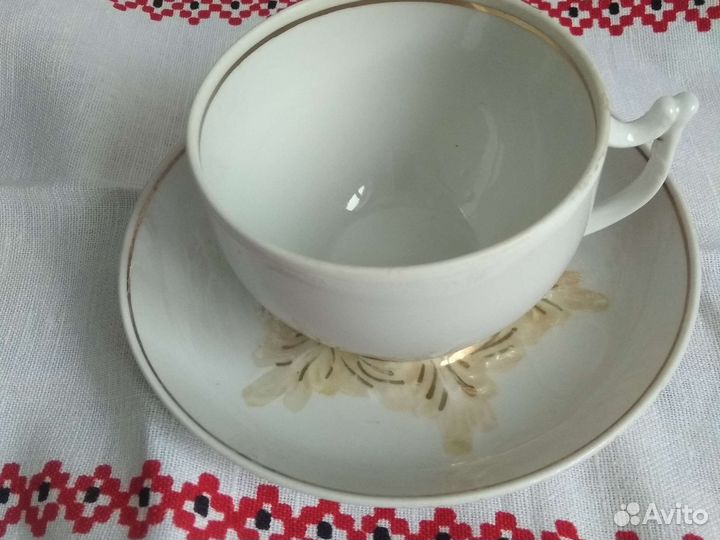 Чайная пара фарфор СССР