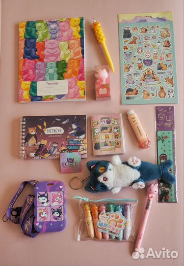 Набор канцелярии в подарок Sweet cat shop