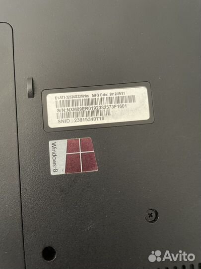 Acer e1 571 32324g32mnks