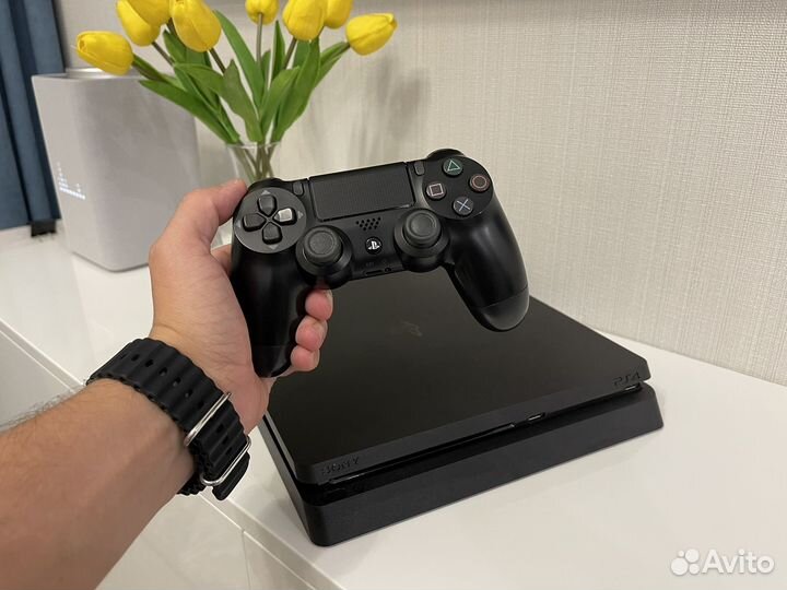 Прошитая PlayStation 4 Slim 1TB Гарант/дост/кредит