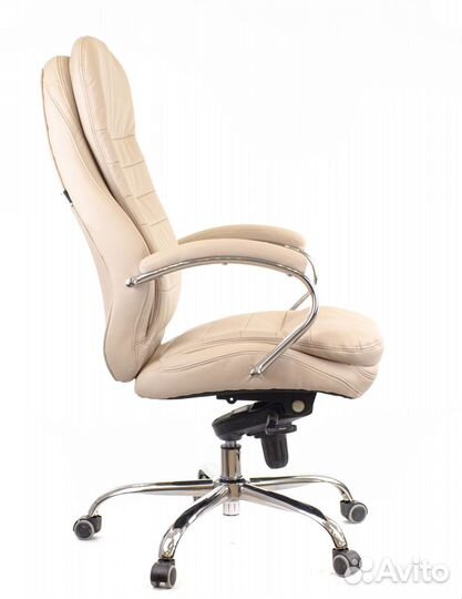 Кресло офисное Everprof Valencia M Кожа Бежевый