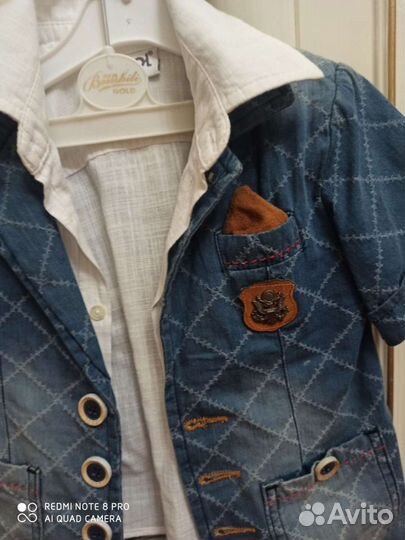 Пиджачок с рубашкой