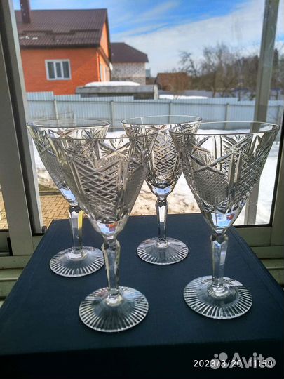Хрустальные фужеры Германия