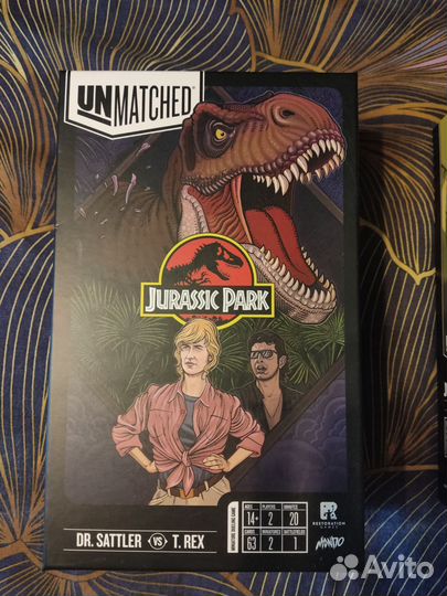 Настольные игры unmatched jurassic park