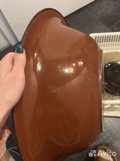 Таз эмалированный 55см