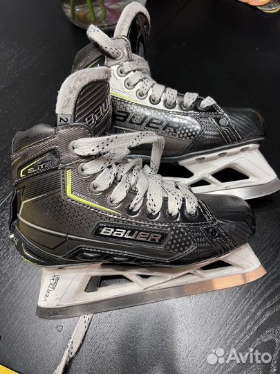 Вратарские коньки bauer elite