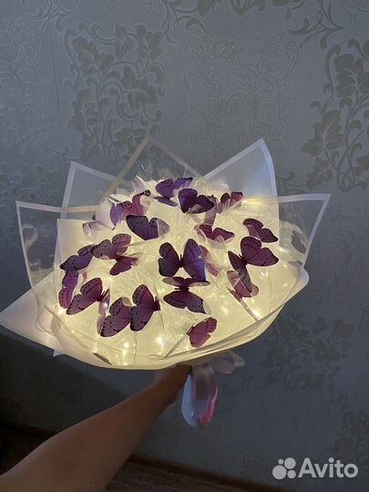 Бабочки букет корзинка