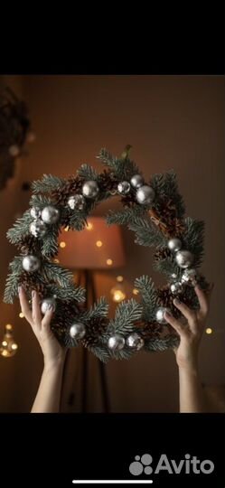 Новогодний рождественский венок