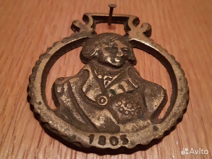 Фигура металлическая старинная 1805 г