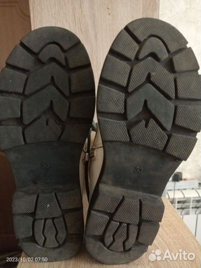 Ботинки осенние для девочки 33 размер