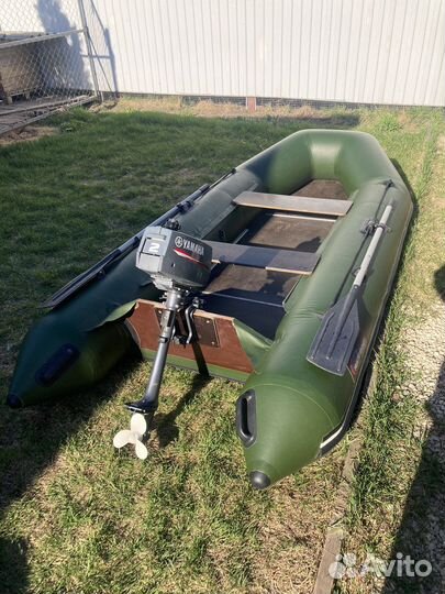 Надувная лодка hunter 320 yamaha 2л.с