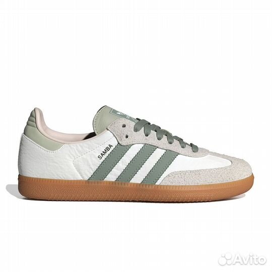 Adidas Samba OG - white silver green