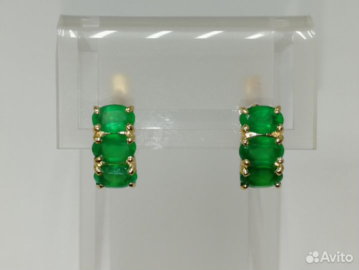 Серьги золотые новые 4,25 гр (D8)