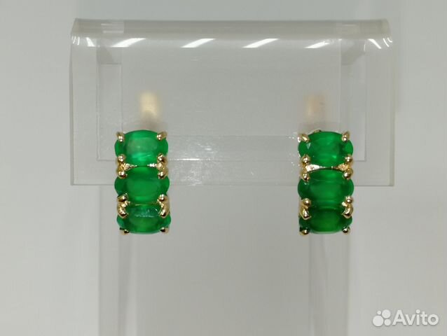 Серьги золотые новые 4,25 гр (D8)