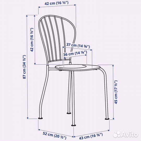 LÄCKÖ Стул садовый IKEA