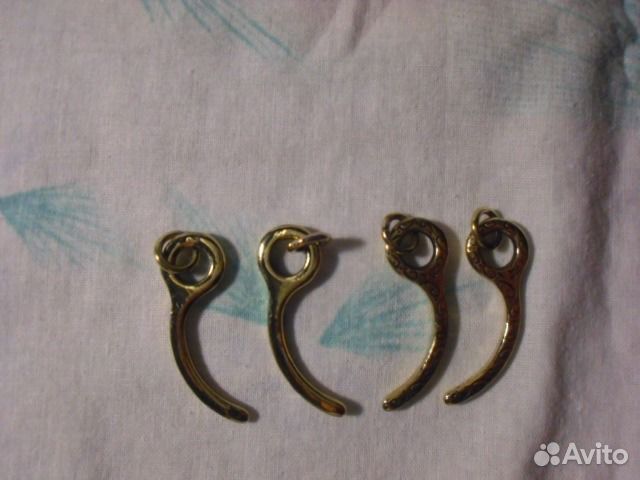 Парашютная шпилька сувенир из бронзы - подвеска