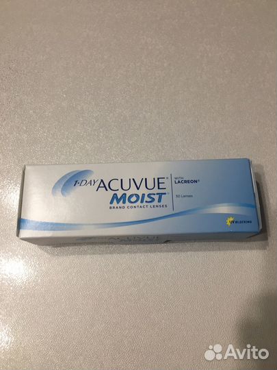 Контактные линзы acuvue moist -2.75, R 9