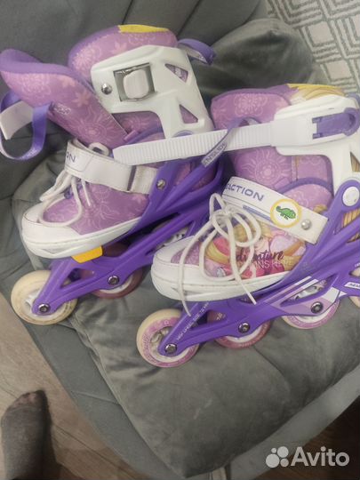 Роликовые коньки детские раздвижные 31-36