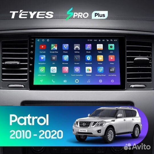 Магнитола Nissan Patrol Y62 spro Plus 6/128