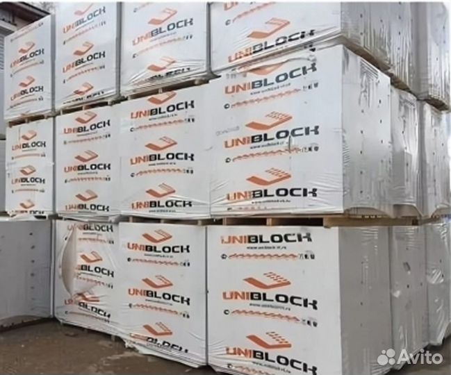 Газоблок Uniblock 625х300х200 D500