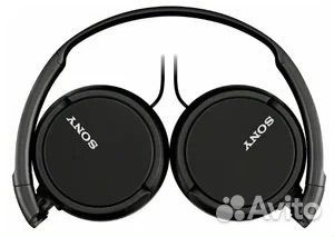 Наушники гарнитура sony MDR-ZX110AP черный
