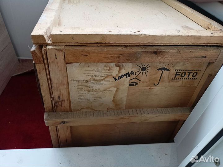 Деревянные ящики с ручками СССР