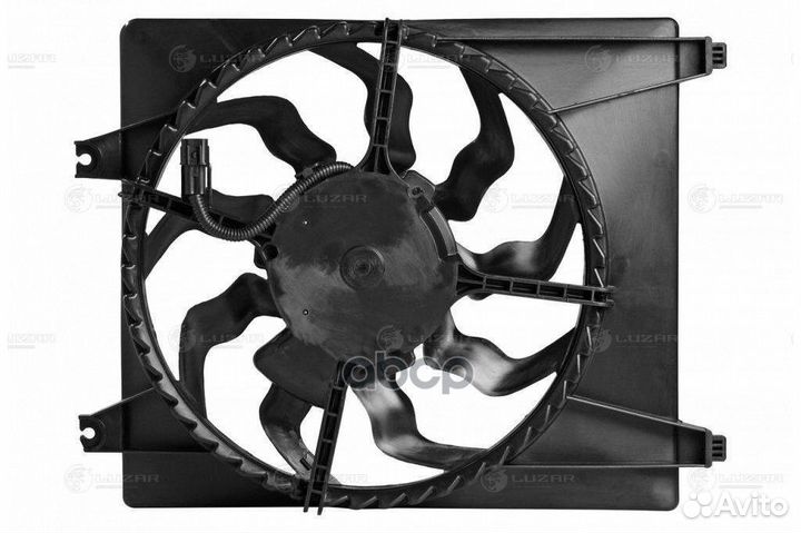 Вентилятор радиатора с кожухом hyundai santa FE