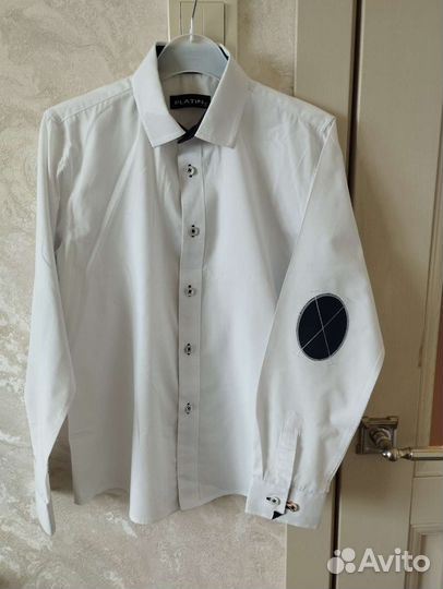 Рубашка белая 134-140