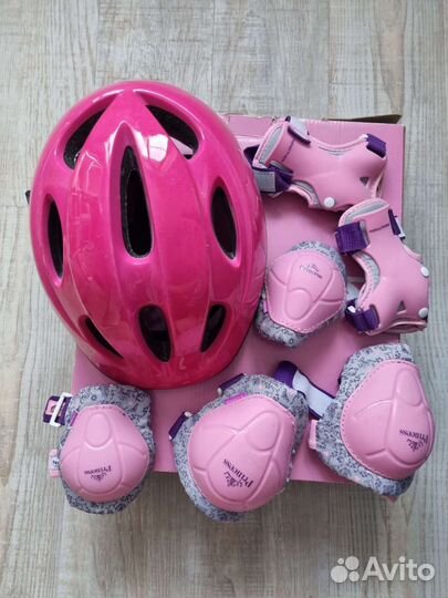 Ролики раздвижные р-р 29-32 с комплектом защиты