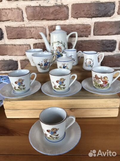 Детский сервиз гдр винтаж и остатки второго бонус