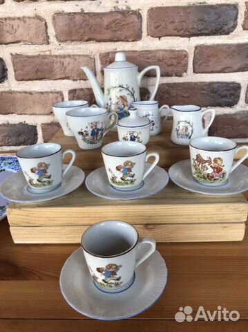 Детский сервиз гдр винтаж и остатки второго бонус