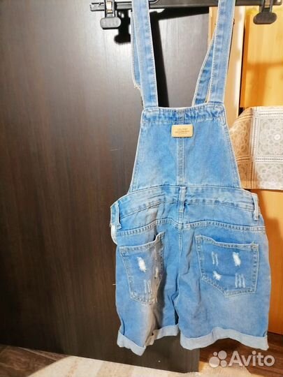 Комбинезон женский джинсовый