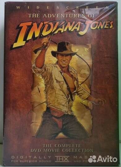 Индиана Джонс- Трилогия (4DVD)